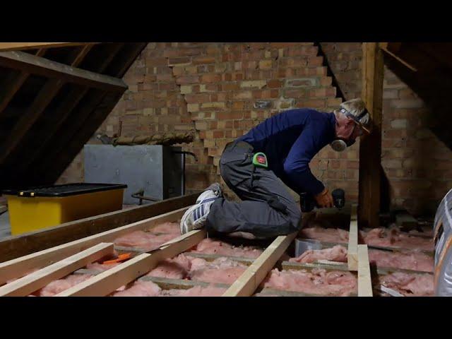 Professional Loft Boarding part 1 (Raised Loft Floor)