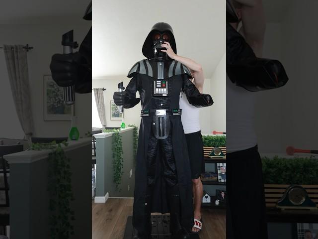 Building the 7ft Darth Vader from Home Depot #unboxing #starwars #homedepot #darthvader