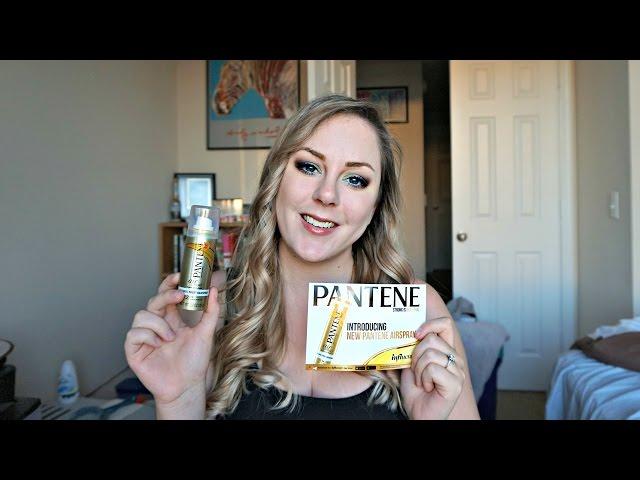 PANTENE PRO-V AIRSPRAY FIRST IMPRESSION & REVIEW | MakeupByMegB