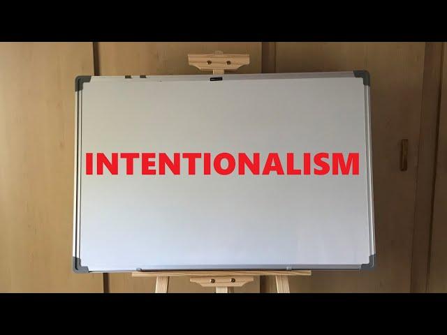 Intentionalism | L.C. Lupus (Unisa | Theory of Literature - THL1501)