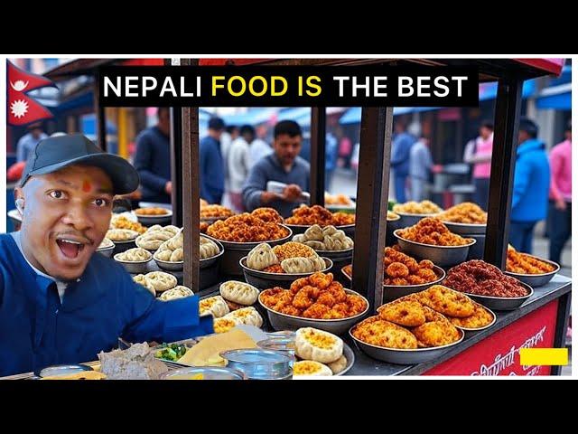 24 Hours Overeating Nepali Street Food with JUST $20! 