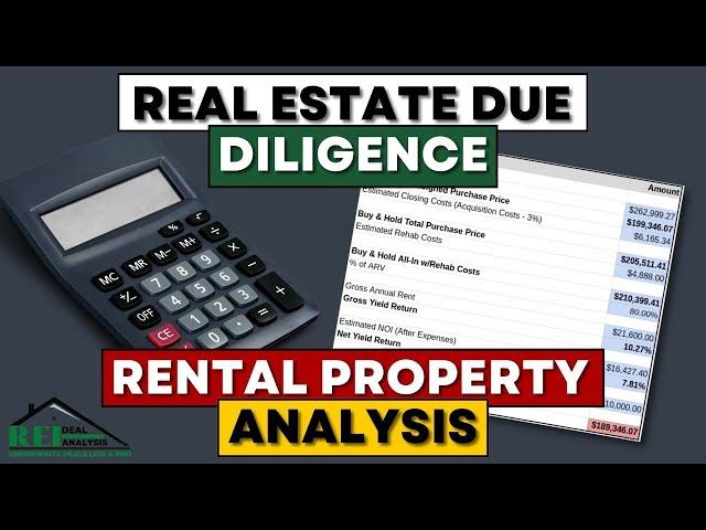 Real Estate Due Diligence (Rental Property Analysis Jacksonville, FL)