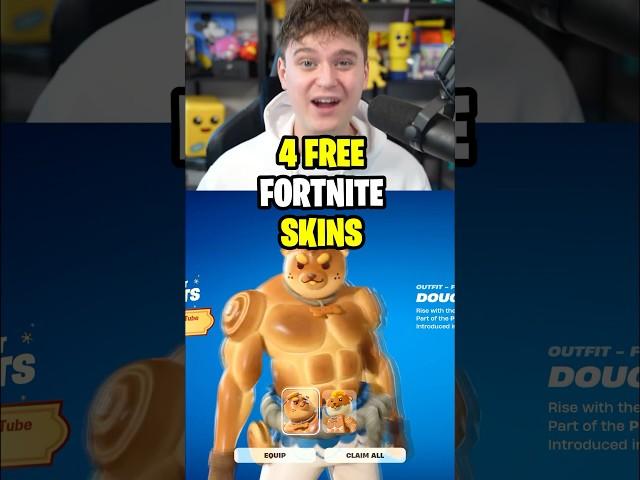 How To Get 4 FREE Skins in Fortnite! 