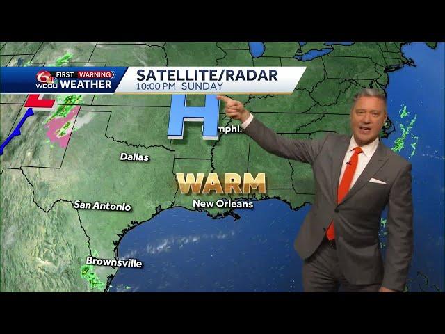 Tracking Oscar and another warm, dry week ahead