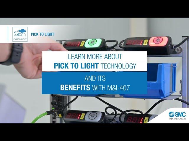 Pick to light (PTL) technology integrated in M&I-400 system