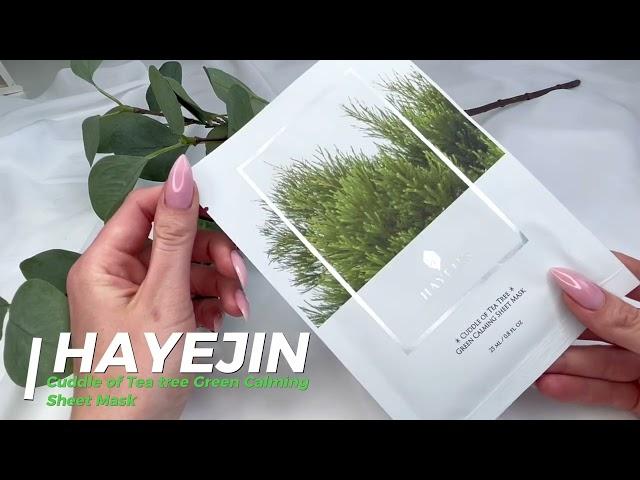 HAYEJIN - Cuddle of Tea tree Green Calming Sheet Mask  | LaRose.Care Tester