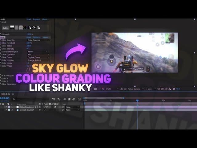 Sky Glow and Color Grading PUBG MOBILE montage | Adobe Premiere Pro(Tutorial) | Shanky Gfx