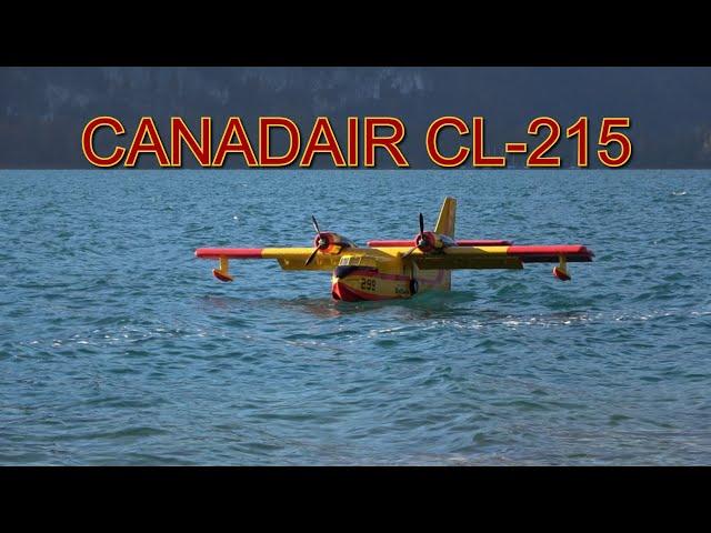 Canadair CL-215 R/C sea flight at Walensee Switzerland