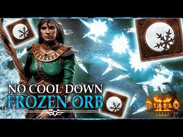 Would NO COOL DOWN be OP on FROZEN ORB !?!?  Lets Test it Out for Patch 2.5 - Diablo 2 Resurrected