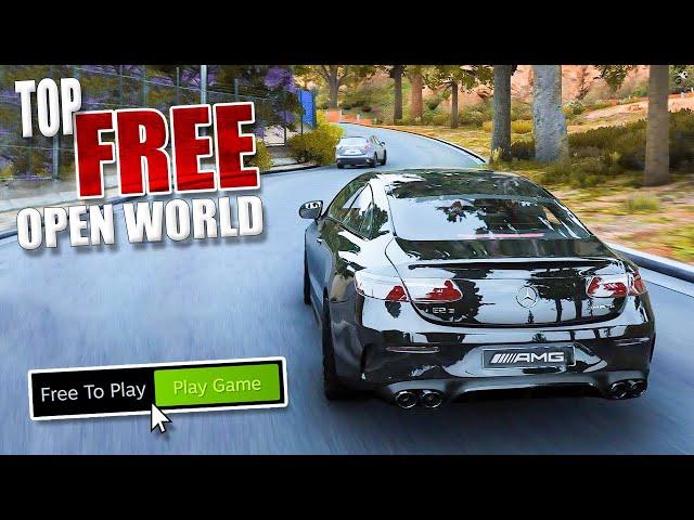 Top 10 FREE OPEN WORLD Games 2024 (NEW)