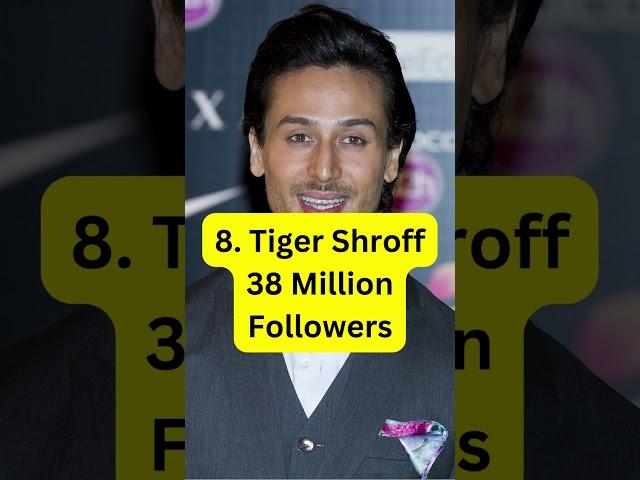 Top 10 Actors With Most Followers on Instagram #india #indianactor #celebrities #bollywood #shorts