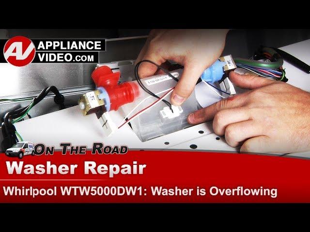 Whirlpool Washer Repair - Overflowing - Water Inlet Valve