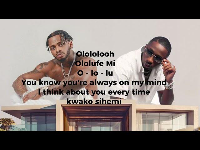 Jux Ft Diamond platnumz - Ololufe Mi ( official lyrics )