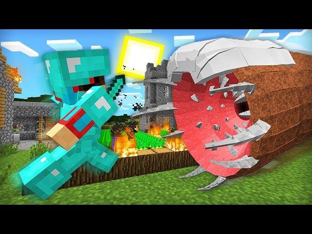 ЗАЩИЩАЮ ДЕРЕВНЮ ОТ САМЫХ СИЛЬНЫХ МОБОВ В МАЙНКРАФТ | Компот Minecraft