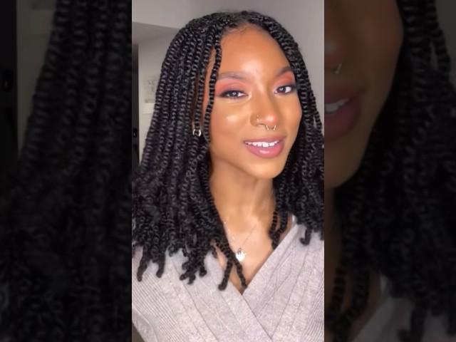 The BEST mini twist / spring twist tutorial for natural hair #protectivestyles