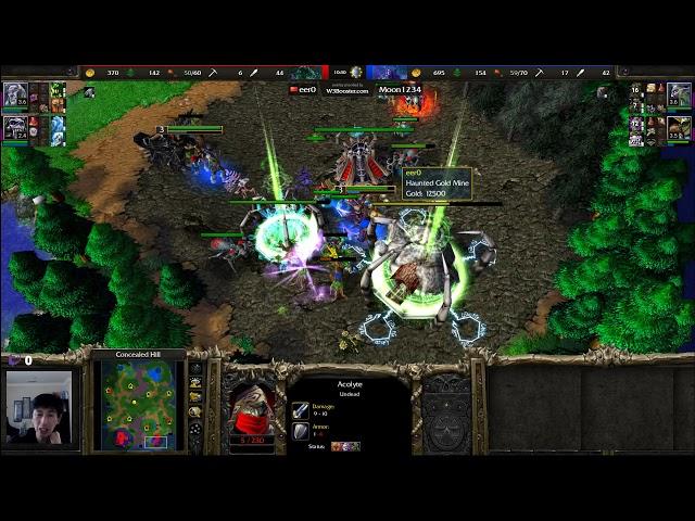 120 (UD) vs Moon (NE) - WarCraft 3 - NetEase Esports X Tournament Winter 2021 - Recommended - WC3308