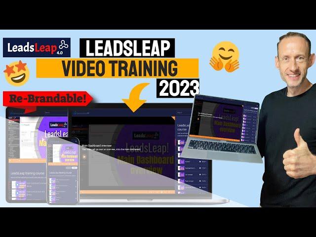 LeadsLeap training course for beginners | LeadsLeap Video course | Rebrandable funnel setup