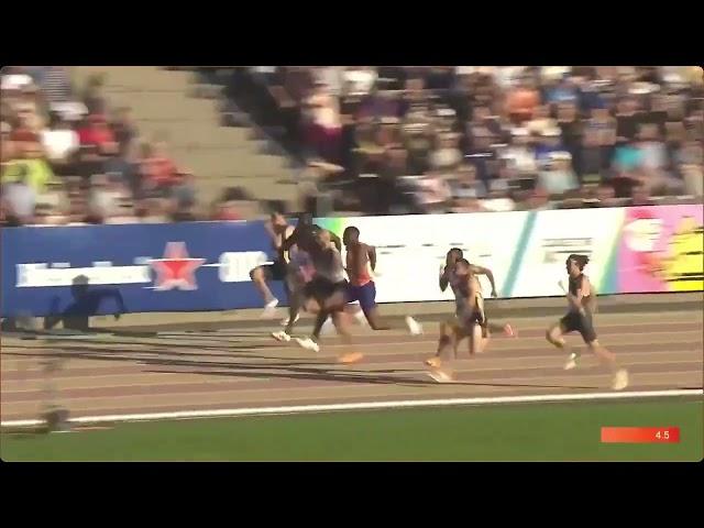 Men's 100m FINAL  Paavo Nurmi Games 2024 (+1.5)