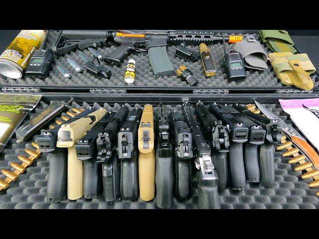 13 Airsoft Guns ! Airsoft Gun Box - 13 BEST AIRSOFT GUN! Equipment And Ammunition