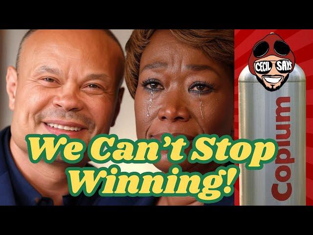 The Cope Files. Dan Bongino Smashes In, Joy Reid Crashes Out.