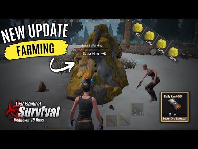 New Update | Farming 10x | Last Island of Survival | Super Ore