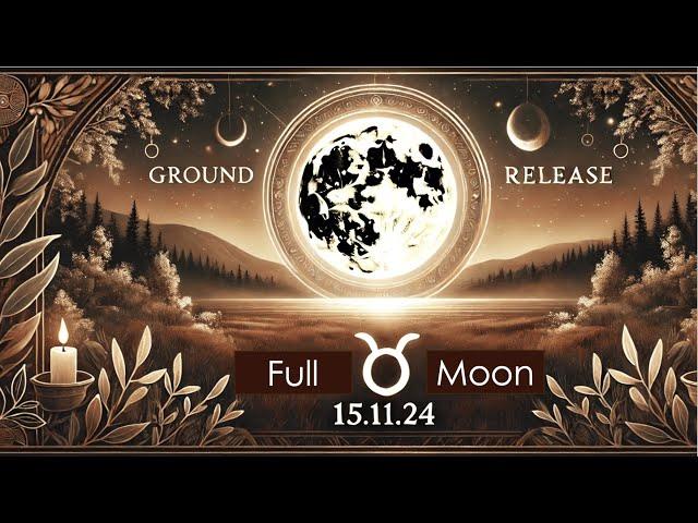 November Full moon Ritual for Grounding & Balance- 15.11.24.  #fullmoonmanifestation #moonmagic