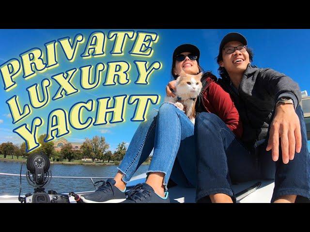 Getting a taste of YACHT LIFE | Sailing down the Potomac River Washington DC!!