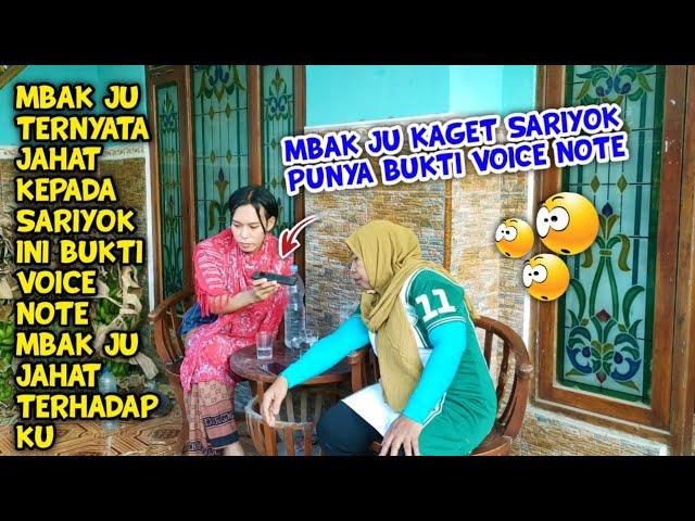  TERNYATA MBAK JU ADA NIAT J4HAT KEPADA SARIYOKINI BUKTI VOICE NOTE SEMUANYA