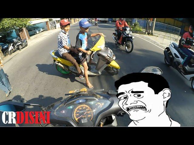 Masih Bocah Dah Bawa Motor - Kejadian Unik Jalan Raya 52 - crdisini motovlog bogor