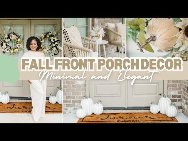 COZY FALL DECORATING| FALL FRONT PORCH + PATIO DECOR| LIVING LUXURIOUSLY FOR LESS