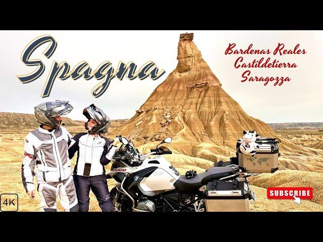 SPAGNA in MOTO | LAS BARDENAS REALES | CASTILDETIERRA | SARAGOZZA |  PANORAMI MOZZAFIATO - 1 Ep