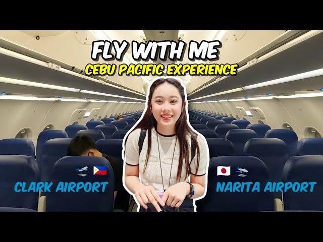 Fly with me | Cebu Pacific Experience | From Clark Airport to Narita Airport 