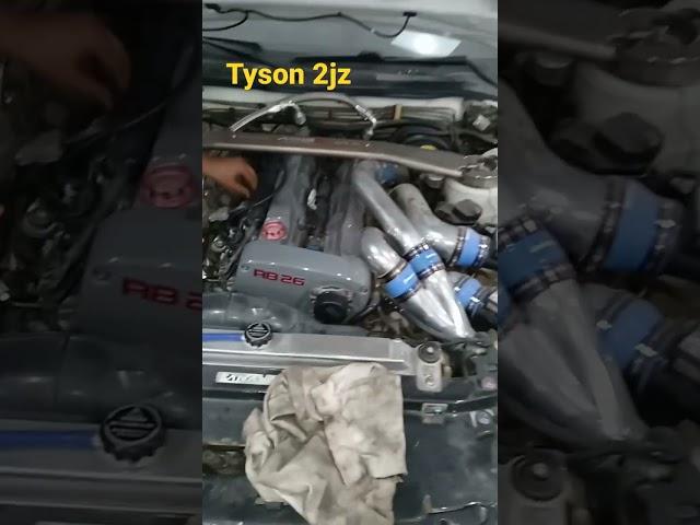 Nissan GT-R R34 RB 26 twin turbo sounds #shorts