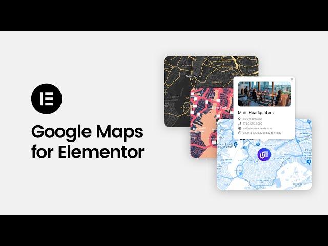 Unlimited Google Maps Widget for Elementor