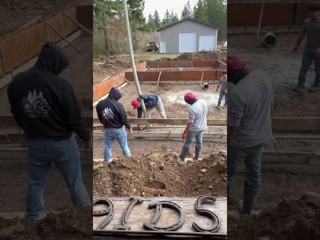 Building a Foundation #shorts #diy #foundation #newhome #house #construction #howto #dreamhome