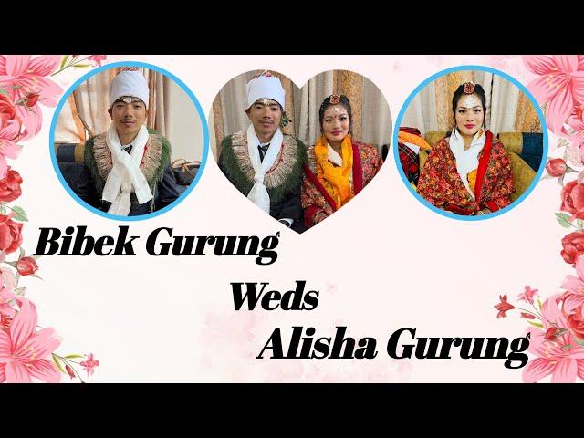 Bibek & Alisha Gurung Wedding Video // Beautiful Nepali Wedding Video // Beautiful Couple wedding