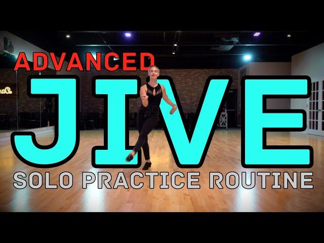 Advanced International Jive Solo Practice Routine | 375 Dance Studio Tutorial