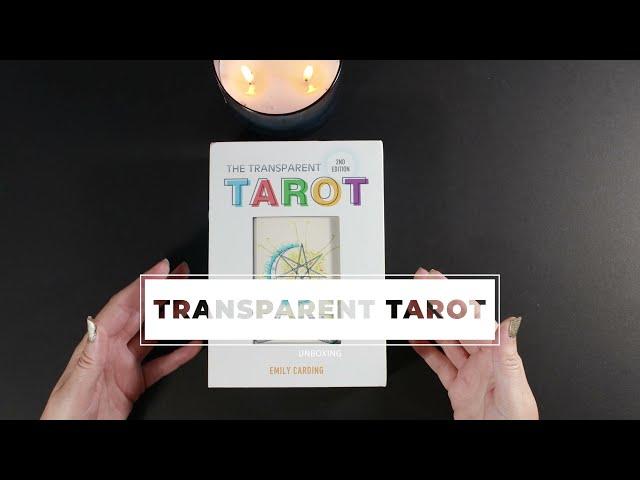 The Transparent Tarot | Tarot unboxing | Unusual decks!