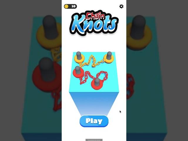 Chain Knots 3D Unity Game Source Code #unity #unity3d #unitydev #unitydeveloper #sourcecode