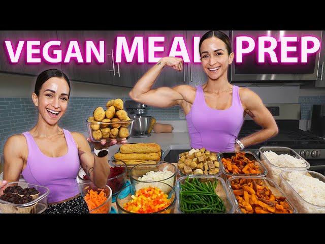 Easy VEGAN Meal Prep For The Week High-Protein | Ep.2