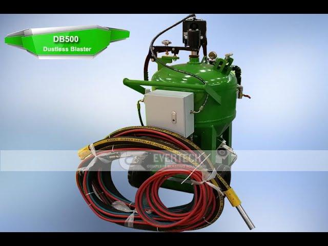 Dustless Blaster models - Db150, Db225, Db500, Db800, Db1500, Db3000, Mobile dustless blaster unit