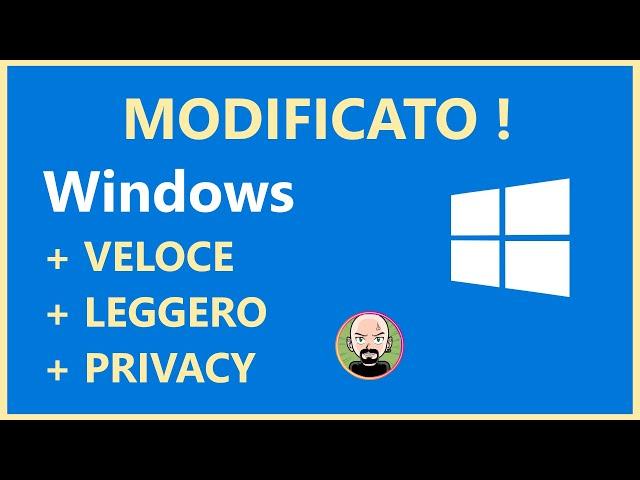 🪟 TUTTE le versioni di Windows MODIFICATE  Ultra VELOCI e PULITE dal bloatware