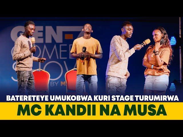 NUDASEKA UJYE KWA MUGANGA MC KANDII NA MUSA BATERETEYE UMUKOBWA KURI STAGE LIVE TURUMIRWA