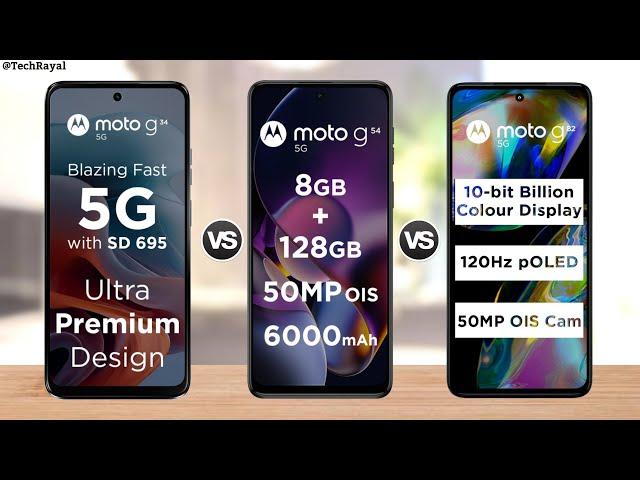 Moto G34 5g vs Moto G54 5g vs Moto G82 5g || Price | Full Comparison