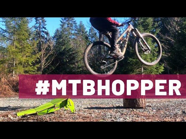 My New MTB Hopper Intro 2 Jump Ramp