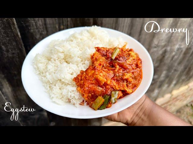 TASTY TOMATO & EGGS STEW | GHANA STYLE | EASY RECIPE