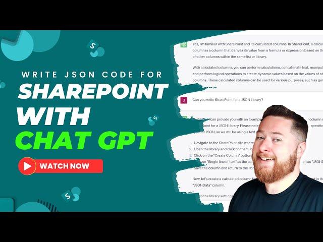 Write JSON code to style SharePoint Fields with Chat GPT! 