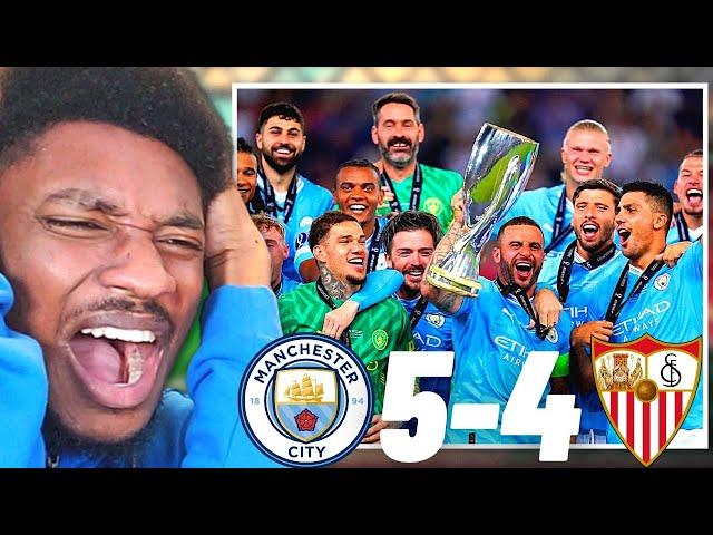 SEVILLA FUMBLED THE BAG!| Man City 5-4 Sevilla LIVE Reaction! (Penalty Shootout)