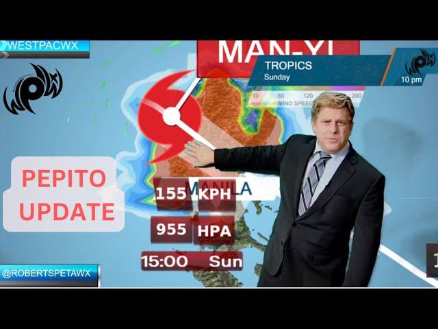 Typhoon Pepito / Man-yi nears central Luzon Sunday,  Bagyong Westpacwx Update