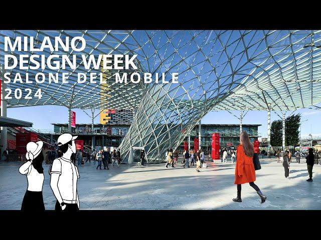 4K Неделя дизайна в Милане 2024: Salone del Mobile - Fiera Milano